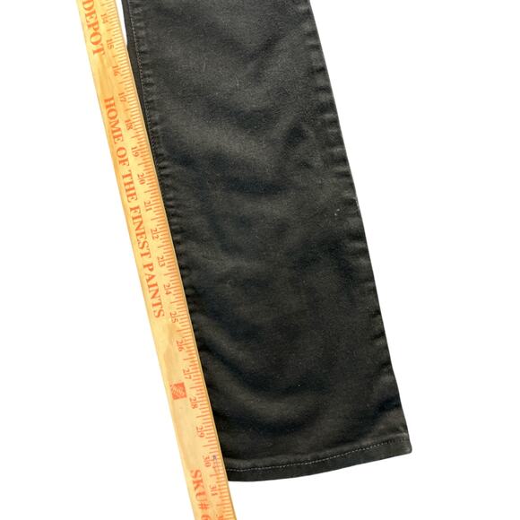 Old Navy High Rise Kicker Boot-Cut Jeans Women Size2 Black Secret Smooth Pockets - Picture 7 of 8